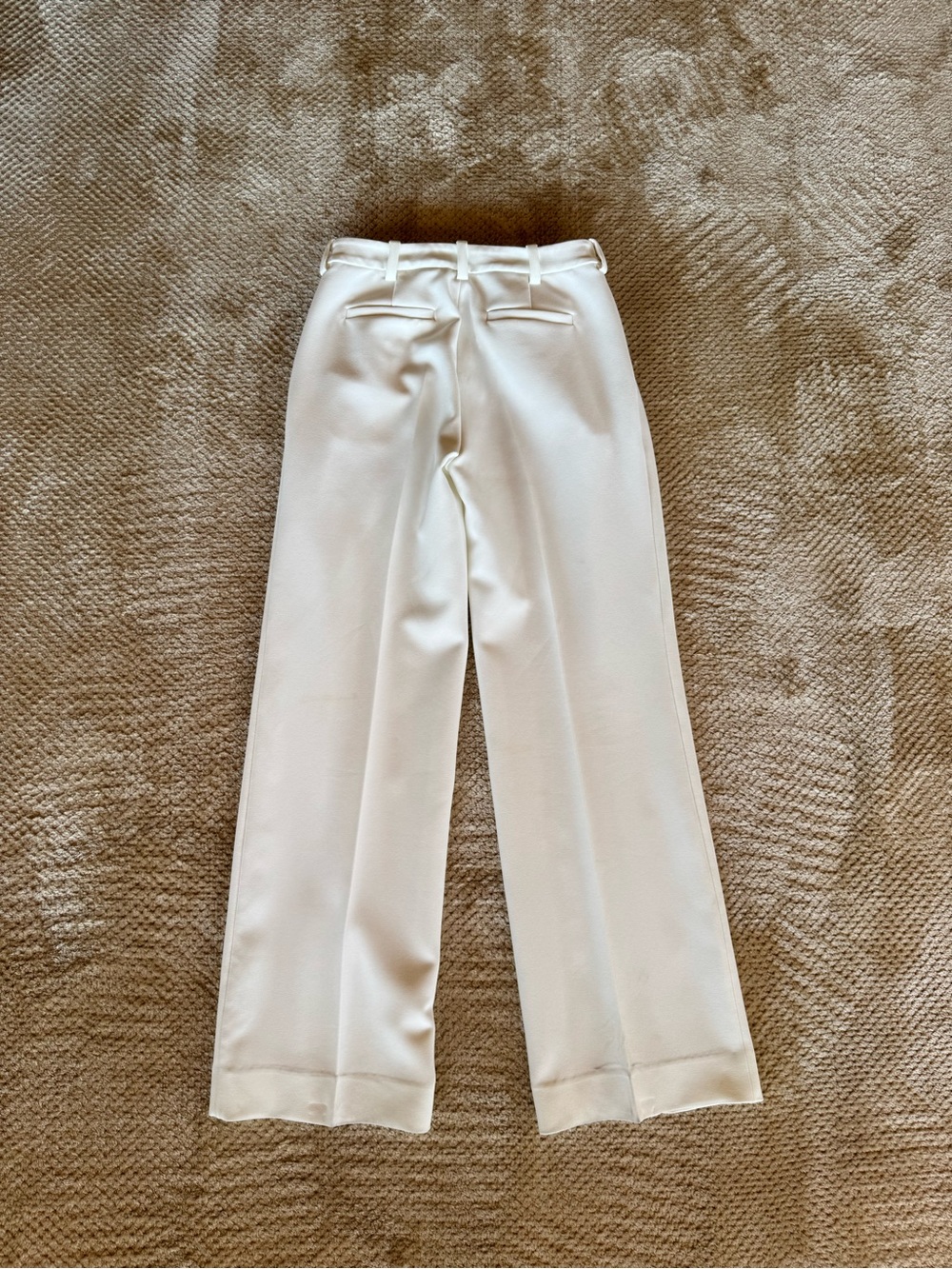 Favorite Daughter The Agnes Pants High-Waist Wide-Leg Trousers in Ivory - Picture 6 of 6